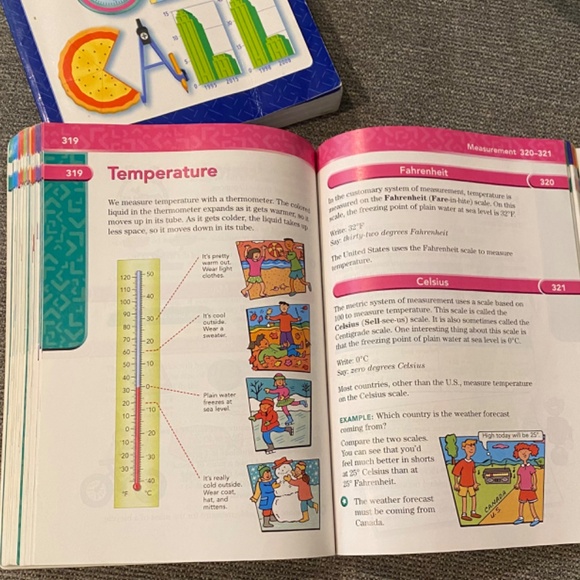 MATH ON CALL - MATH ON HAND 2 Mathematics Handbooks Colorful Books for Concepts - Picture 11 of 11